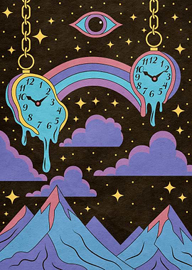 Surreal Melting Clocks