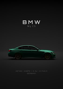 BMW M5 CS F90 - Green - Specs
