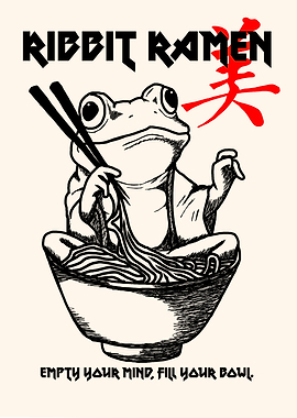 Ribbit Ramen: Frog with Noodles
