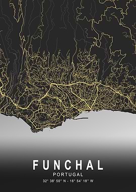 Funchal Silver city Map