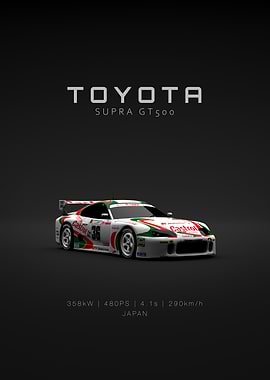 Toyota Supra GT500 Racing Car