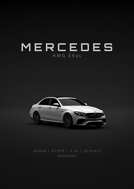2017 Mercedes E63 S AMG White Front Specs