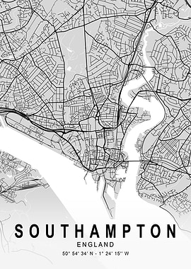 Southampton Light City Map