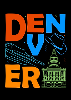 Denver Colorado Souvenir Men Cowboy Denver