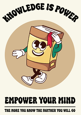 Knowledge is Power Cartoon Book