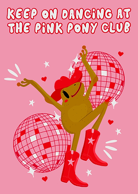 Dancing Frog at the Pink Pony Club