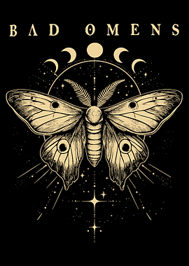 Bad Omens Moth and Moon Phases