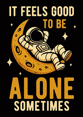 Astronaut on Moon - Alone Time