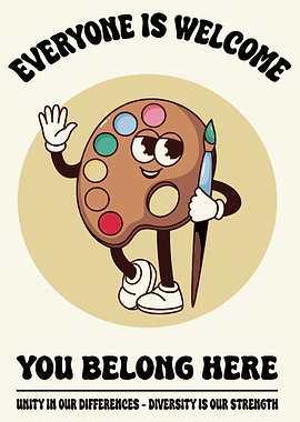 Everyone is Welcome Art Palette