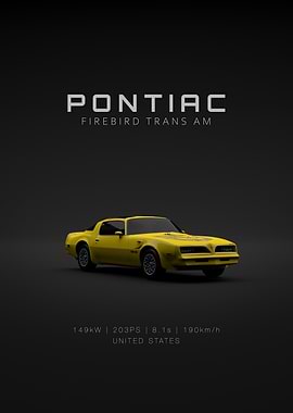 Pontiac Firebird Trans Am - Yellow Front Specs