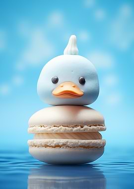 Duck Macaron Dessert
