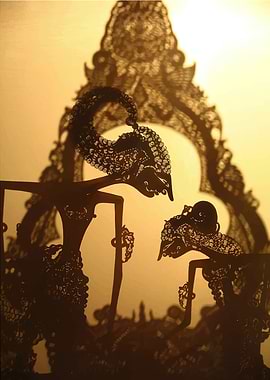 Wayang Kulit Shadow Puppets