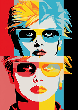 Pop Art Portrait Abstract