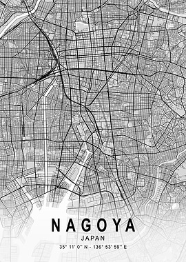 Nagoya Light City Map