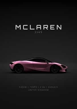 McLaren 720S Pink Car