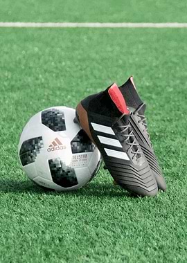 Adidas Soccer Cleats and Telstar Ball