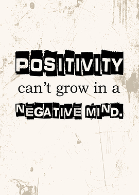 Positivity Quote on Textured Background