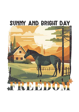 Horse on a Sunny Day