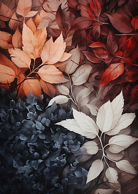 Autumn Leaves Abstract