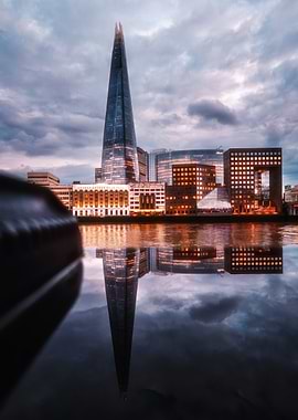 The Shard Reflected in the Thames