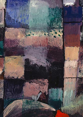 Abstract Color Block Painting