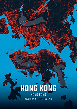 Hong Kong City Map
