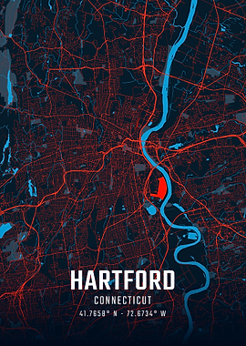 Hartford City Map