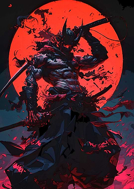 Demon Samurai Red Moon