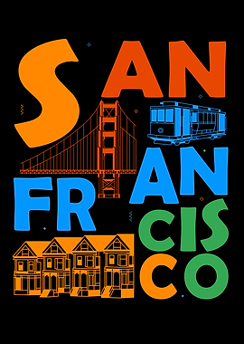 San Francisco California Souvenir Golden Gate San Francisco