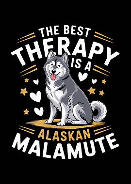 Alaskan Malamute Therapy Dog
