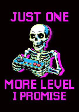 Skeleton Gamer: Just One More Level