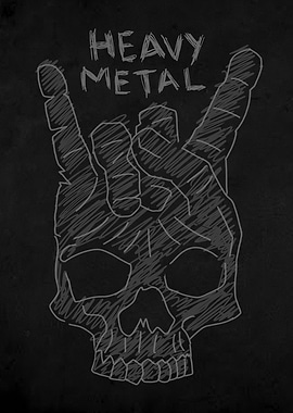 Heavy Metal Skull Hand Sign