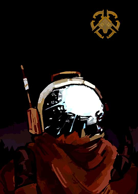 Astronaut Outerwilds in Dark Space