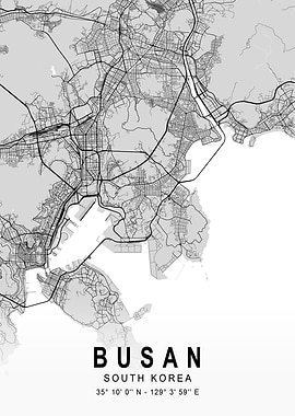 Busan Light City Map