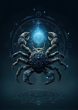 Cosmic Cancer Zodiac Sign