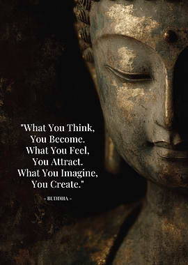 Buddha Quote: Think, Feel, Imagine