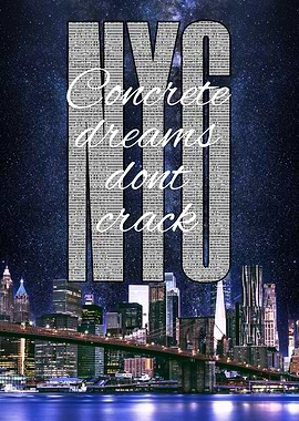 NYC Concrete Dreams - White edition