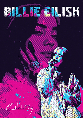 Billie Eilish Pop Art