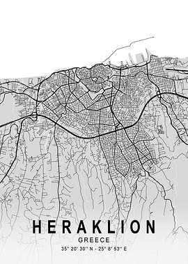 Heraklion Silver City Map