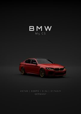 BMW M5 CS F90 - Red Front - Specs