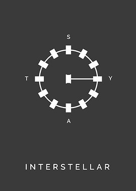 Interstellar Minimalist Poster