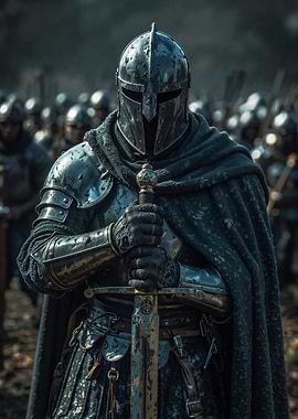 Armored Knight with Sword