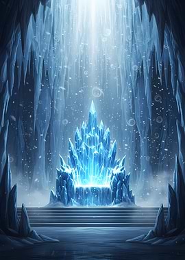 Ice Throne in Frozen Cave