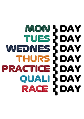 F1 Days of the Week