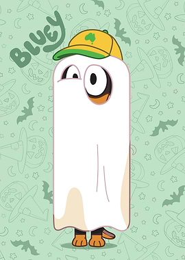 Bluey as a Ghost