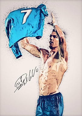Cristiano Ronaldo Art with Jersey