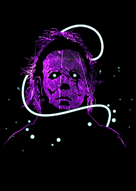 Michael Myers Purple Neon