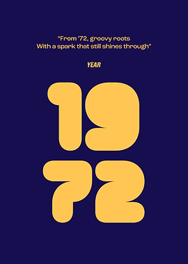 1972 Year Poster