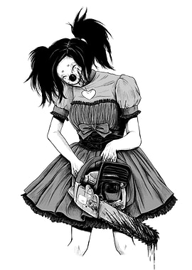 Creepy Clown Girl
