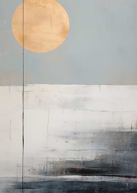 Abstract Landscape and Sun